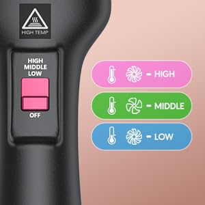 KIPOZI Hot Air Brush 4 in 1 Hot Air Comb Reduces Frizz Static Electricity Hair Dryer Blow Dryer Brush Create Voluminous Curls