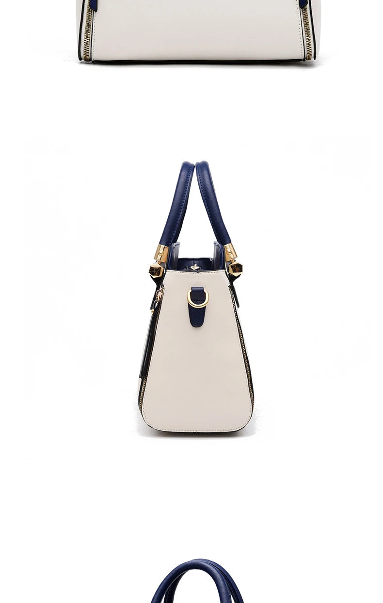 Women's bag 2025 new fashion women's bags hit color hand-held bag Europeand the United States all-match shoulder messenger bag