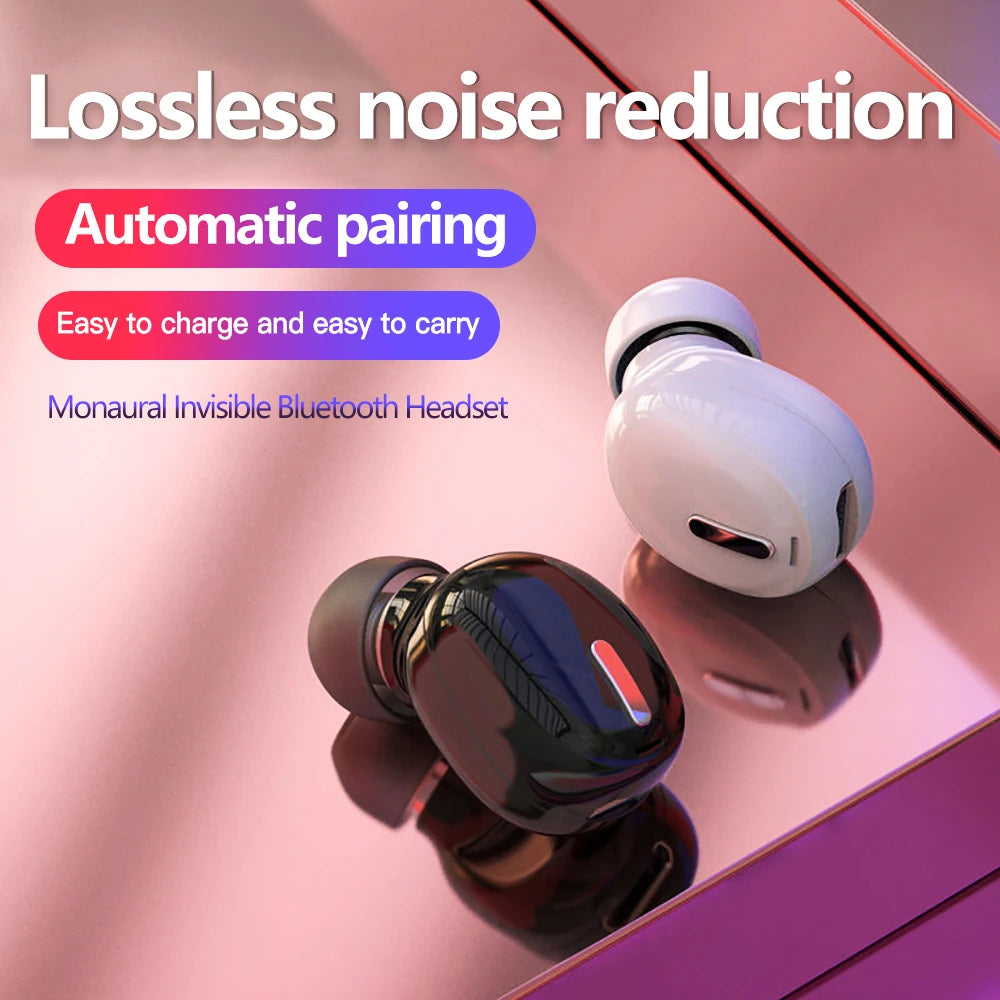 X9 Wireless Earphone Bluetooth-compatible 5.0 With Mic Single in-Ear Sports Headset For Xiaomi Huawei Stereo Sound Headphones