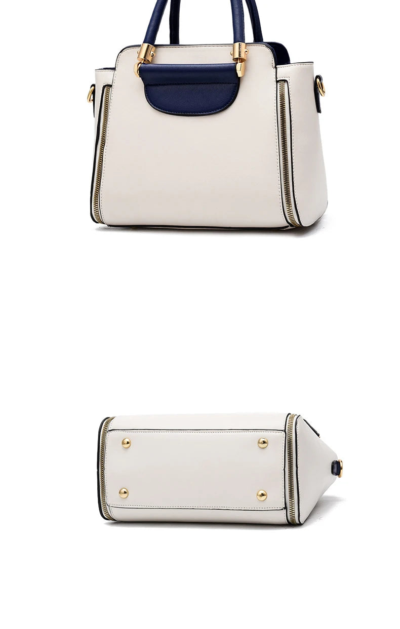 Women's bag 2025 new fashion women's bags hit color hand-held bag Europeand the United States all-match shoulder messenger bag