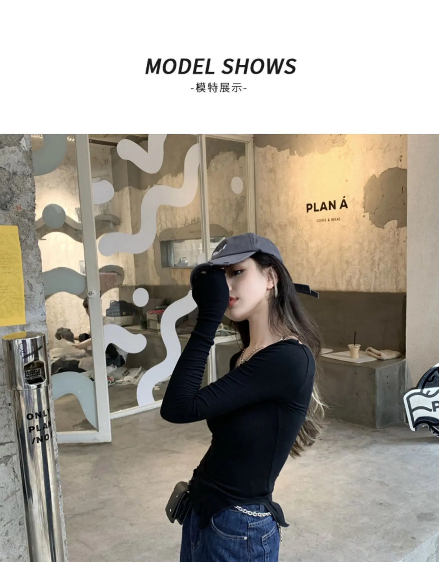 Long Sleeve T-shirts Women Fungus Line Irregular Hem Knitted Slender Autumn Bottoming Tees Chic Fashion Sexy Solid Ulzzang New