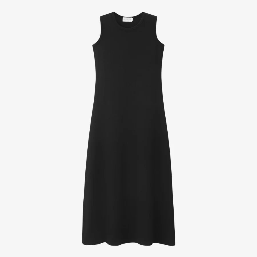 AS 2025 summer ribbing closed-fit wrap tops + Aline dress high Stretch matching sets