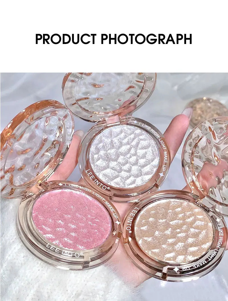 High gloss powder gloss glitter highlight contour palette natural gloss contour concealer lasting light