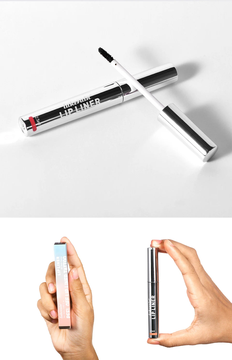 4Color Peel Off Lip Liner Tattoo Waterproof Long Lasting Matte Non-Stick Fading Lip Tint Sexy Red Contour Lips Make Up Cosmetics