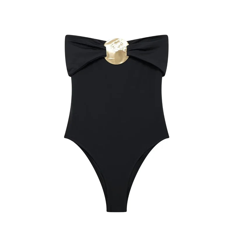 TRAF 2024 Extreme Bodysuit Women off Shoulder Sexy Bodys for Women Black Body One Pieces Sexy Outfits Lingerie Body Suits Woman