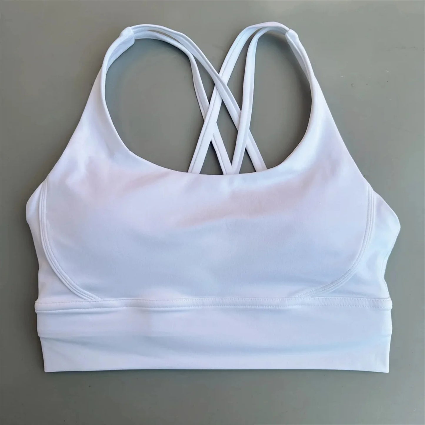 Solid Color Fitness sport Bra Women Cross soft high strength Tight Top Comprehensive Training Gym Yoga Underwear With Chest Pad