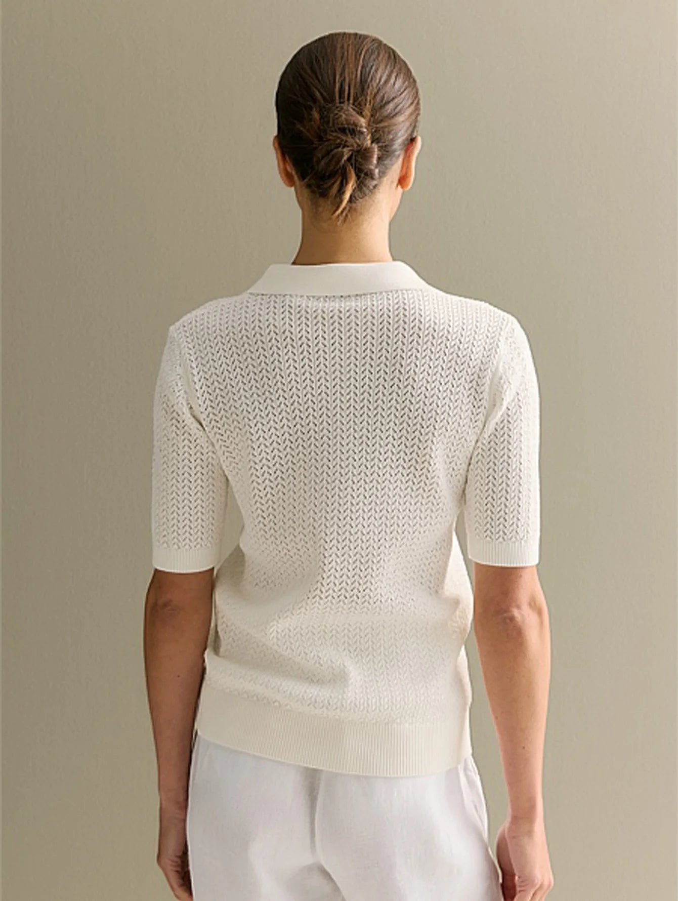 Tornova Short Sleeve Knitted T shirt Woman Summer Casual Loose Lapel Solid Ins Hot Tops Pullover Female Sweater T shirt Outwear