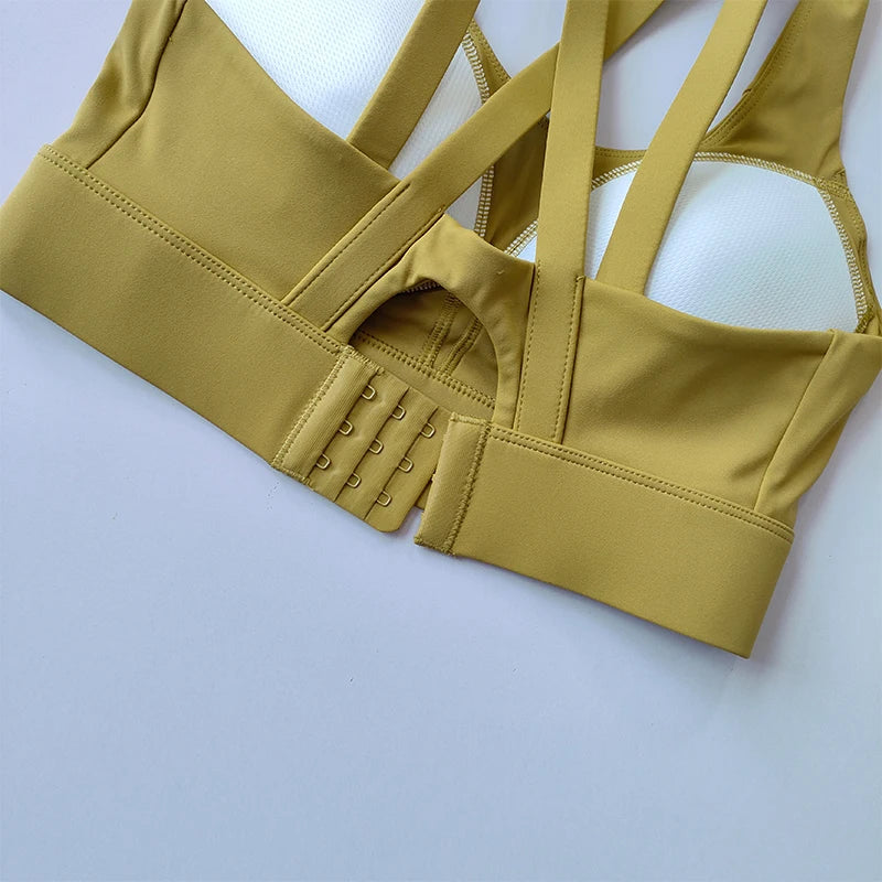 High-intensity Sports Underwear Women's Shockproof and Sagging Running and Fitness Bodybuilding Back Beautifying and Quick-dry