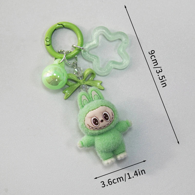 Kawaii Keychain Plush Aesthetics Keychains Cute Keychain for Bags Wedding Party Accessories Keychains Women Gifts