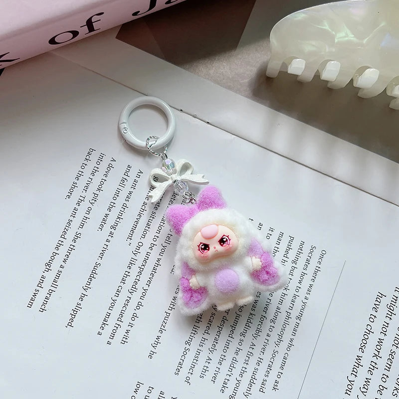 Kawaii Keychain Plush Aesthetics Keychains Cute Keychain for Bags Wedding Party Accessories Keychains Women Gifts