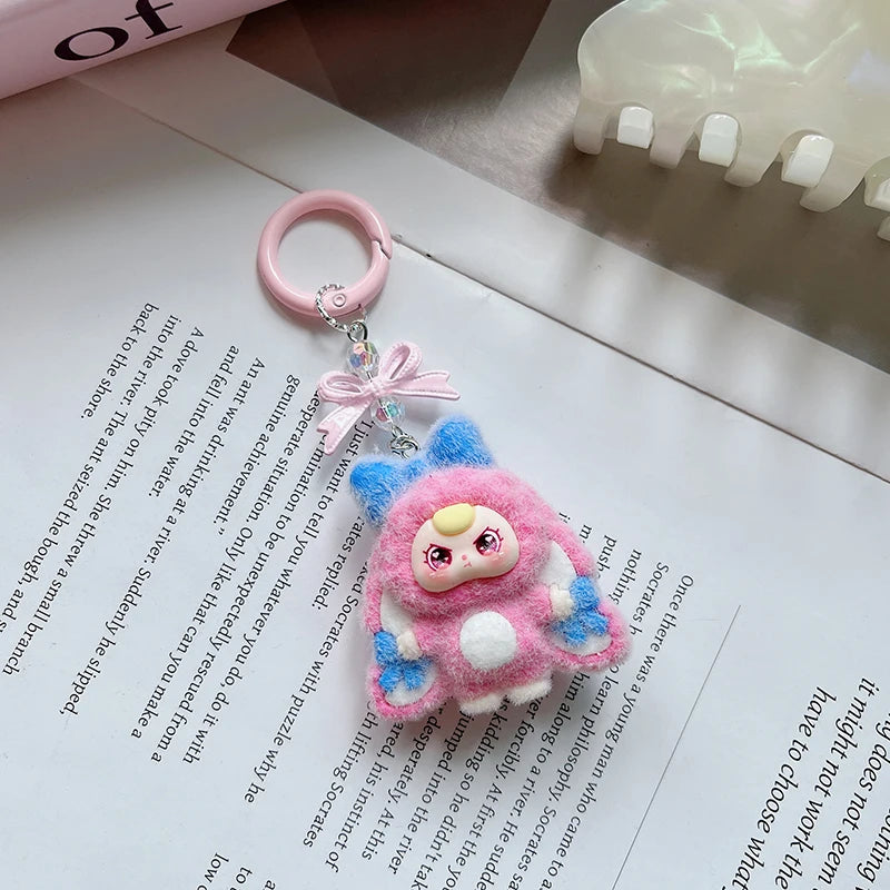 Kawaii Keychain Plush Aesthetics Keychains Cute Keychain for Bags Wedding Party Accessories Keychains Women Gifts