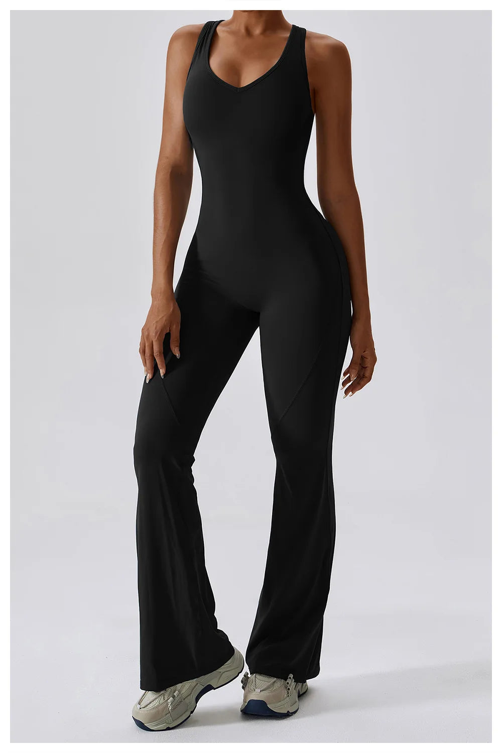 Solid Yoga Jumpsuit One Piece Outfit Fitness Bodysuit Workout Clothes for Women Sportwear Women Buttock lifting Set Activewear