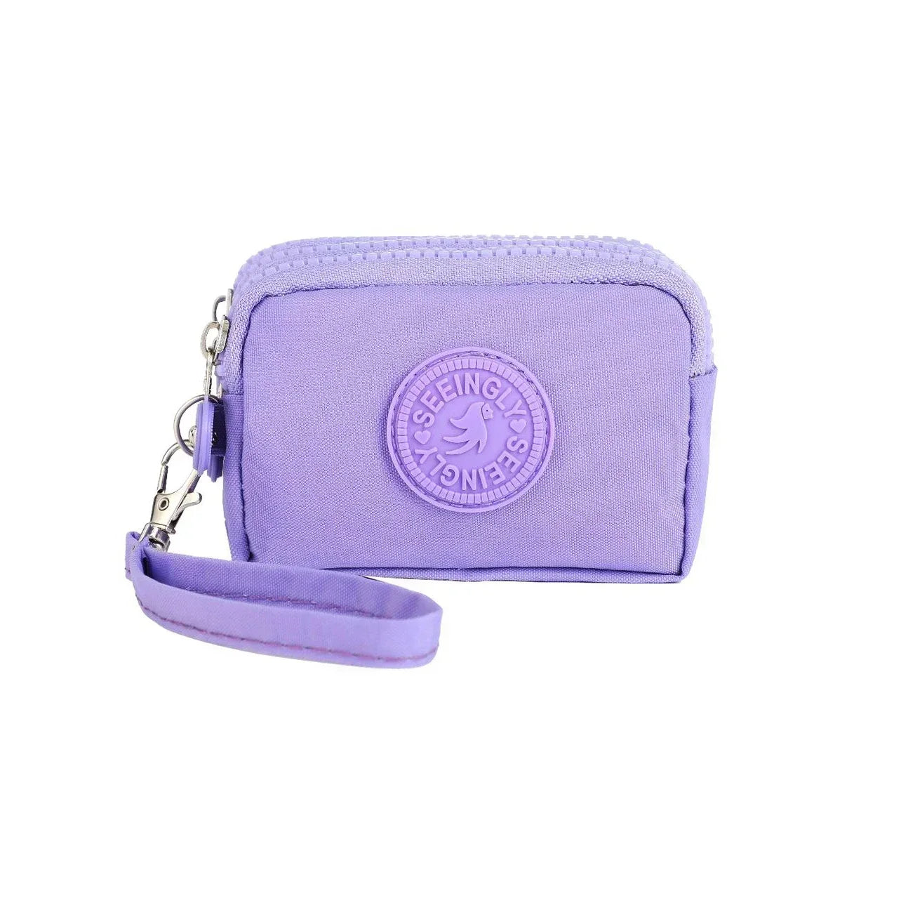 Mini Nylon Coin Purse Key Bag Women Wallets Zipper Waterproof Portable Three Layer Card Holder Female Girl Handbag Headphone Bag