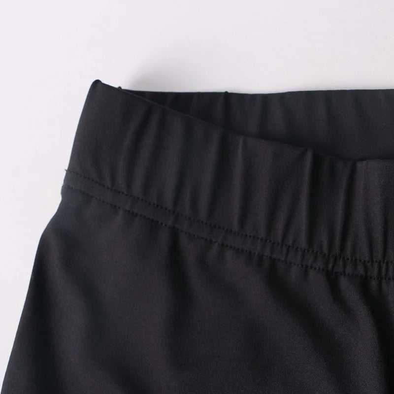Korean Fashion Winter Black High Waisted Skinny Y2K Women Pants Sexy Glitter Casual Club 2022 Leggings Pants Long