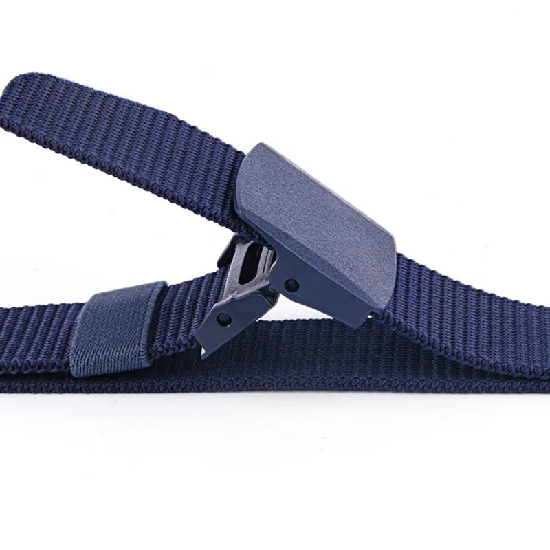 8 Colors Men Female Belts Military Nylon Adjustable Belt Outdoor Travel Tactical Waist Belt with Plastic Buckle for Pants 120cm