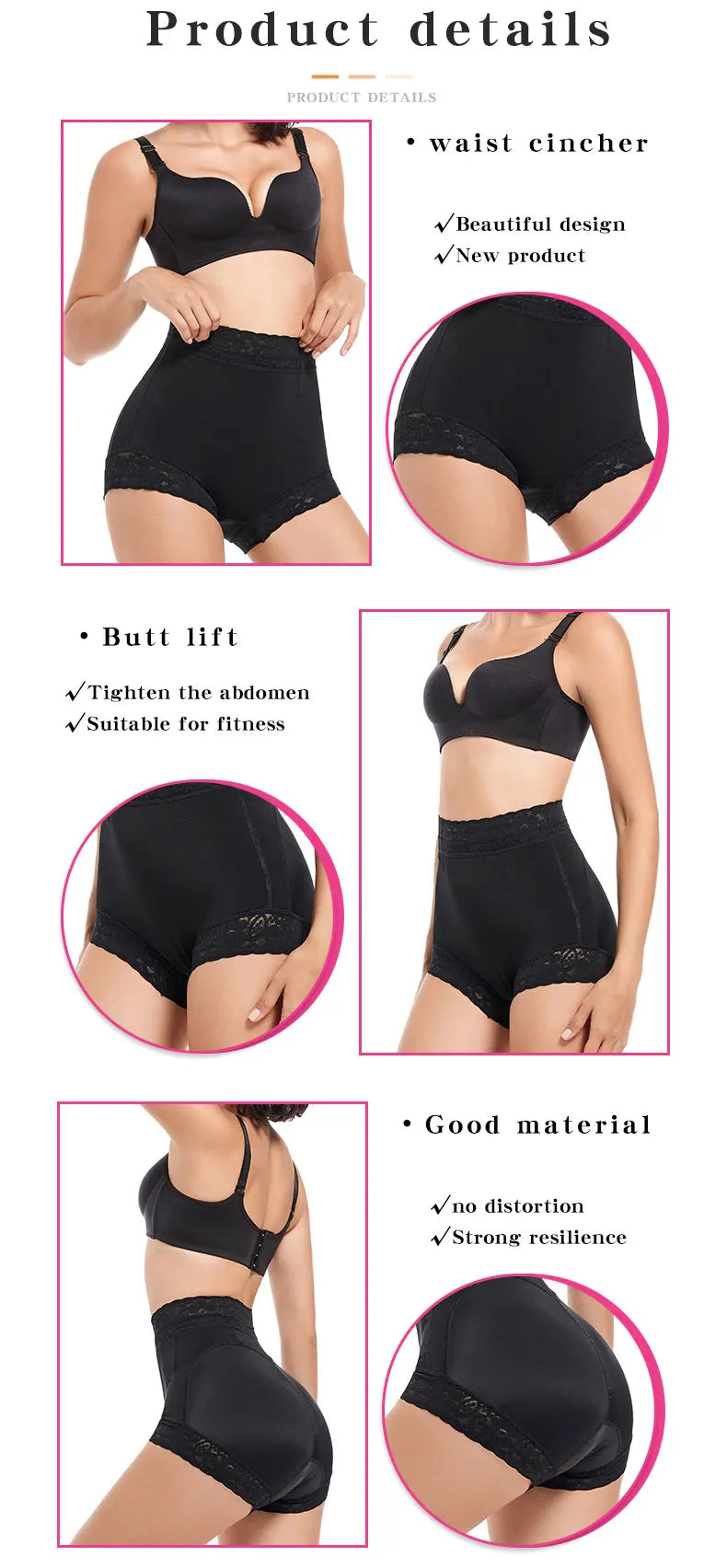Women Slimming Body Shaper Shapewear Fajas Butt Lifter Control Panty Underwear Shorts