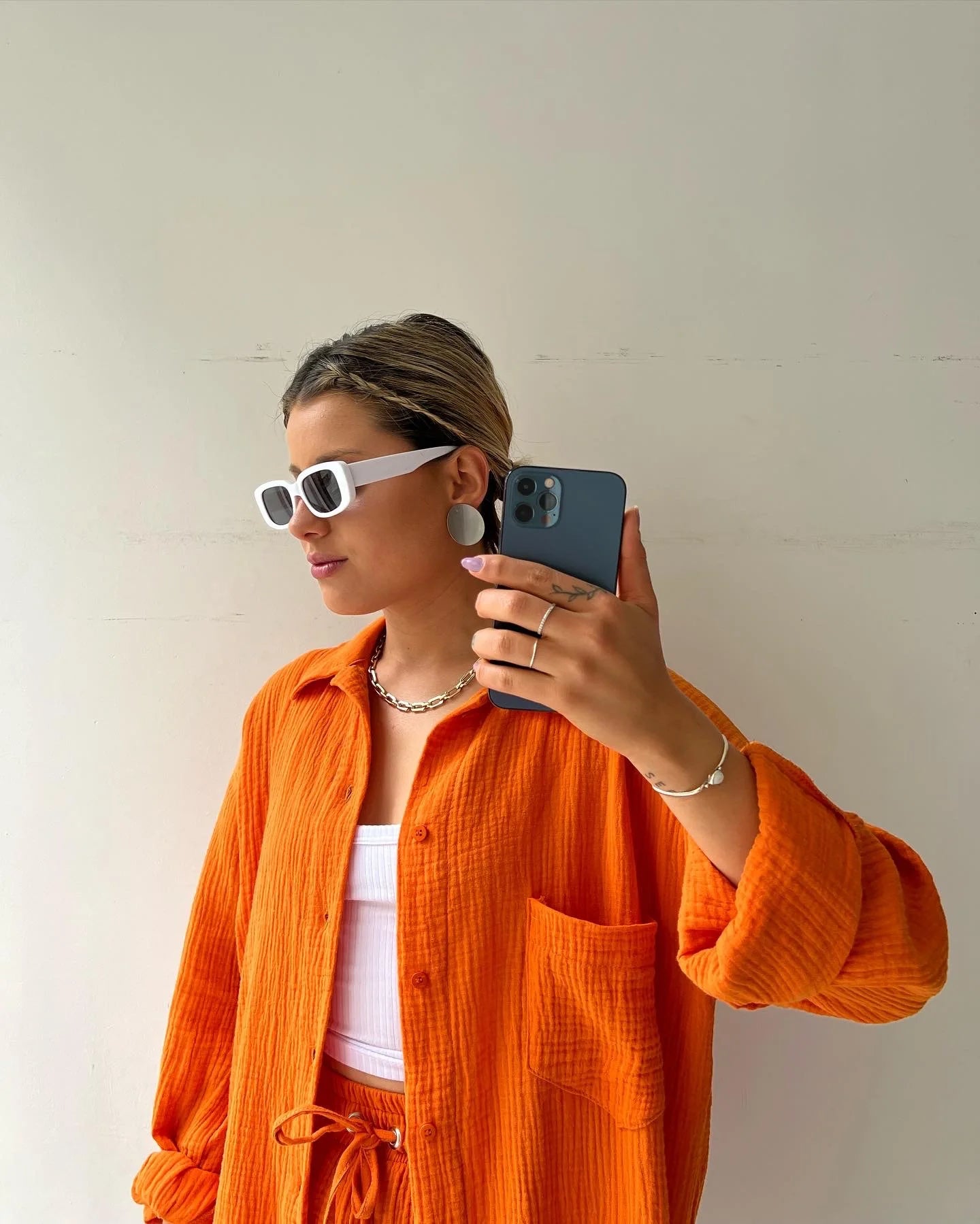 Solid Color Casual Loose Short Pants Sets For Women 2025 Elegant Summer Women's Two Pieces Suit Full Set Female Outfit Clothes