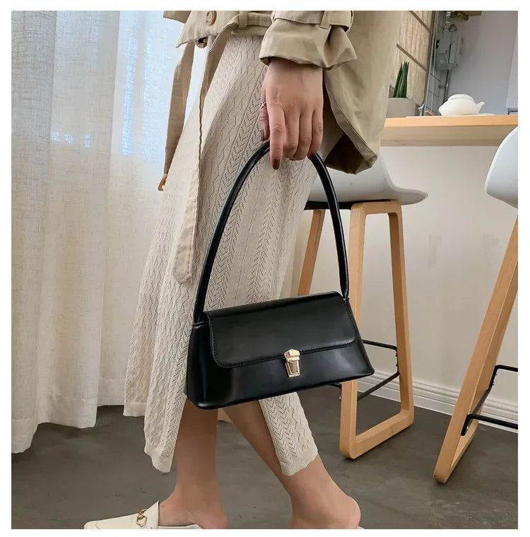 Luxury Brand Crossbody Bags for Women Fashion Design Underarm 2024 Woman Shoulder Bag Female Handbag and Purses Solid Color