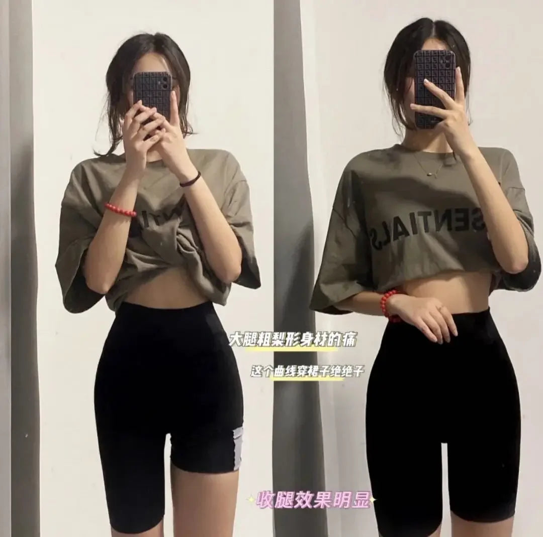 Butt Lifter Shapewear Flat Belly Panties Trainer Seamless Shorts Women Cross Body Shaping Sports Boxers Slimming Safety Pants
