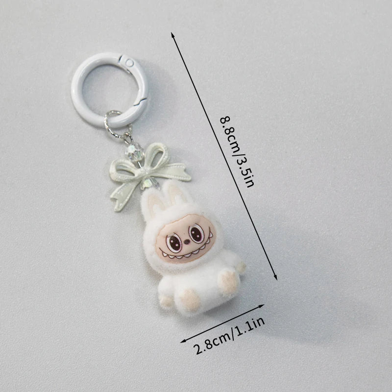 Kawaii Keychain Plush Aesthetics Keychains Cute Keychain for Bags Wedding Party Accessories Keychains Women Gifts