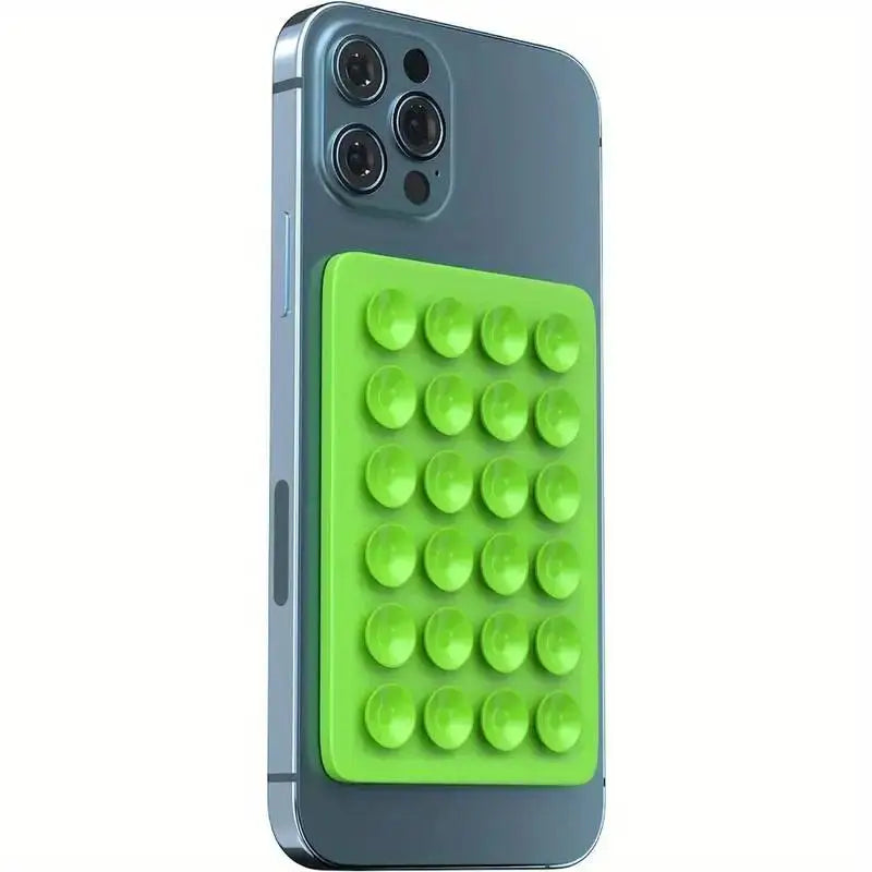 Silicone 24 Suction Phone Holder Multifunctional Suction Cup Mat Wall Stand Anti-Slip Single Sided Case Glue Mount Back Stickers