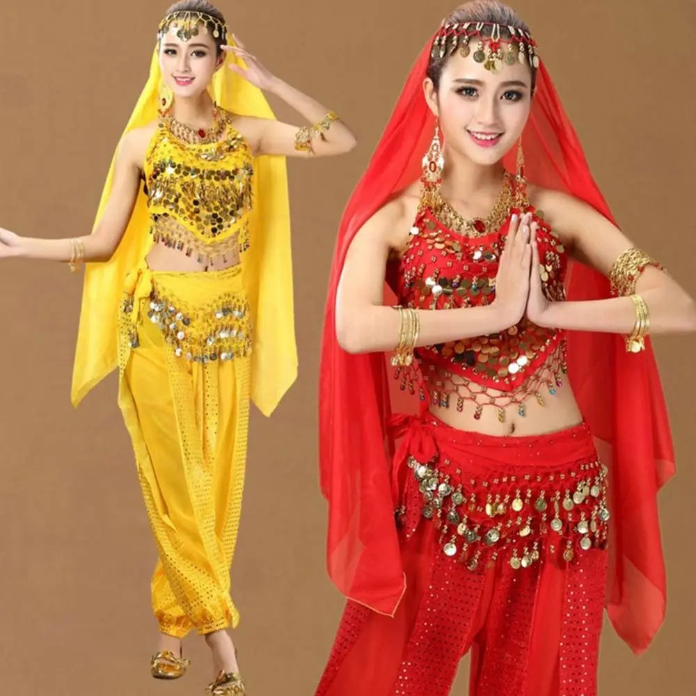 Thailand/India/Arab Dancer Skirt Women Sexy Belly Dance Hip Scarf Wrap Belt Dancer Skirt Female Show Sequins Tassels Costumes