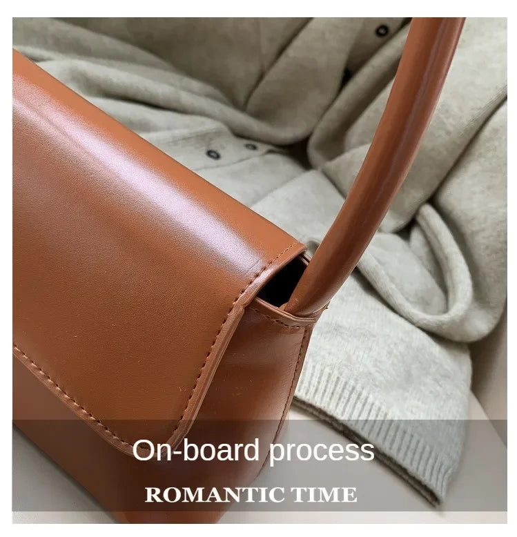 Luxury Brand Crossbody Bags for Women Fashion Design Underarm 2024 Woman Shoulder Bag Female Handbag and Purses Solid Color