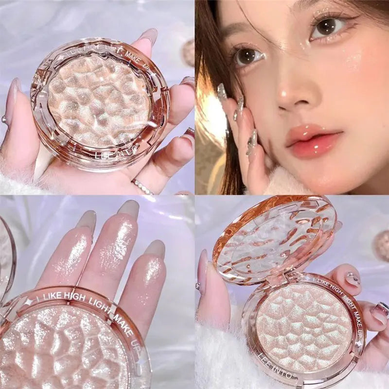 High gloss powder gloss glitter highlight contour palette natural gloss contour concealer lasting light