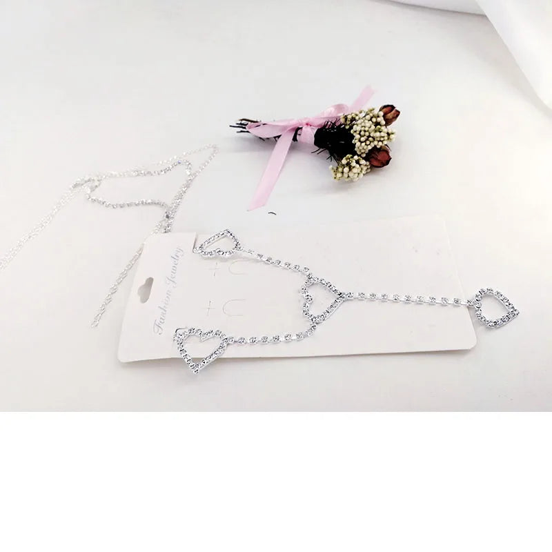 Women Fashion Belt Hip High Waist Gold Silver Narrow Metal Chain Chunky Fringes Crystal Diamond Waist Chain Corset Chain Belt