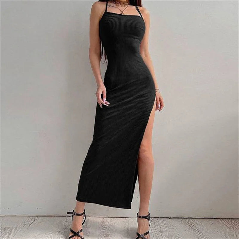 Black Long Bodycon Dress