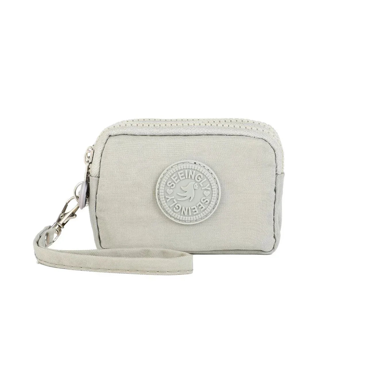 Mini Nylon Coin Purse Key Bag Women Wallets Zipper Waterproof Portable Three Layer Card Holder Female Girl Handbag Headphone Bag