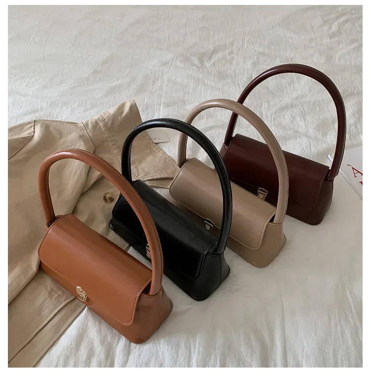 Luxury Brand Crossbody Bags for Women Fashion Design Underarm 2024 Woman Shoulder Bag Female Handbag and Purses Solid Color