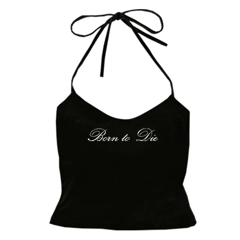 Gothic Grunge Punk Hip Hop Rock Streetwear Casual Sexy Crop Top Y2K Retro Harajuku Emo Girl Aesthetic Fashion Lace Camisole Tops