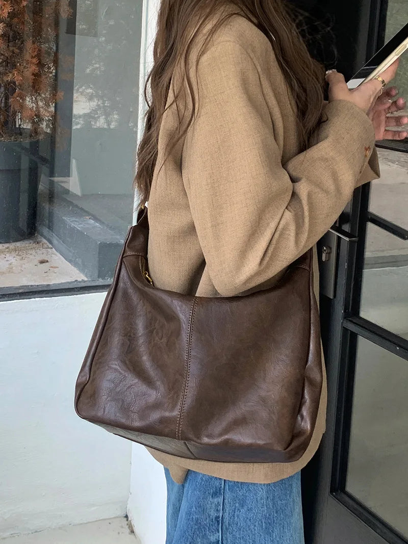 Women Handbags Cowhide Women Shoulder Bag Fashion Luxury Ladies Messenger Bags High Quality Female Tote Bag