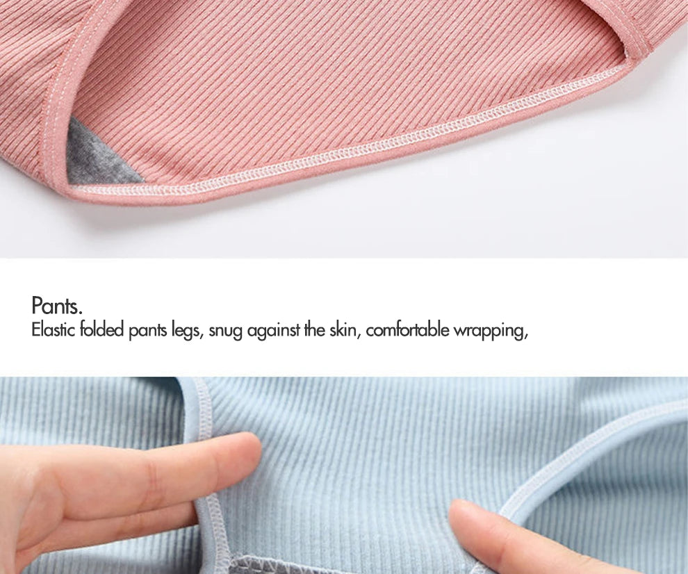 8pcs Women Panties Girl Plus Size Underwear High Waist Briefs Breathable Solid Color Soft Female Lingerie