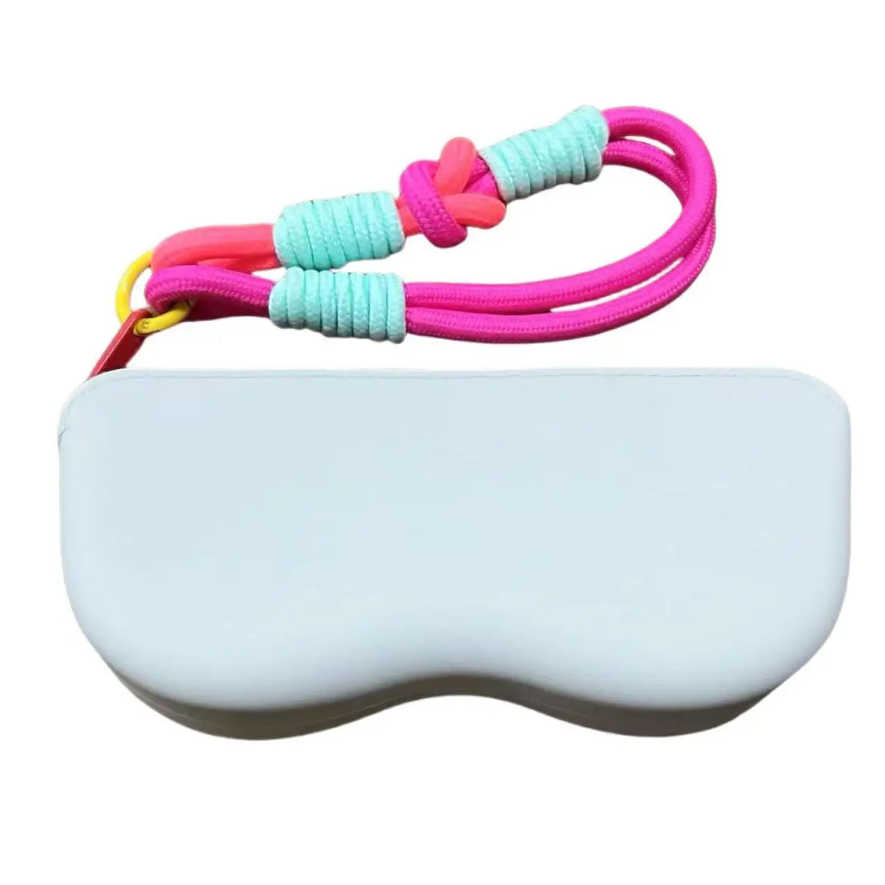 Silicone Zipper Glasses Bag Sunglasses Storage Protective Cover Hanging Bag Coin Purses For Women Girls Waterproof Glasses Box