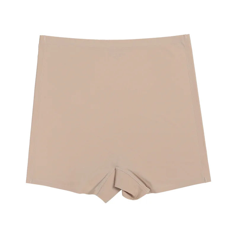 Hot Sale Seamless Ice Silk Solid Biker Shorts Boxer Short Leggings Sports Yoga Pants Seamless Women Shorts Panties