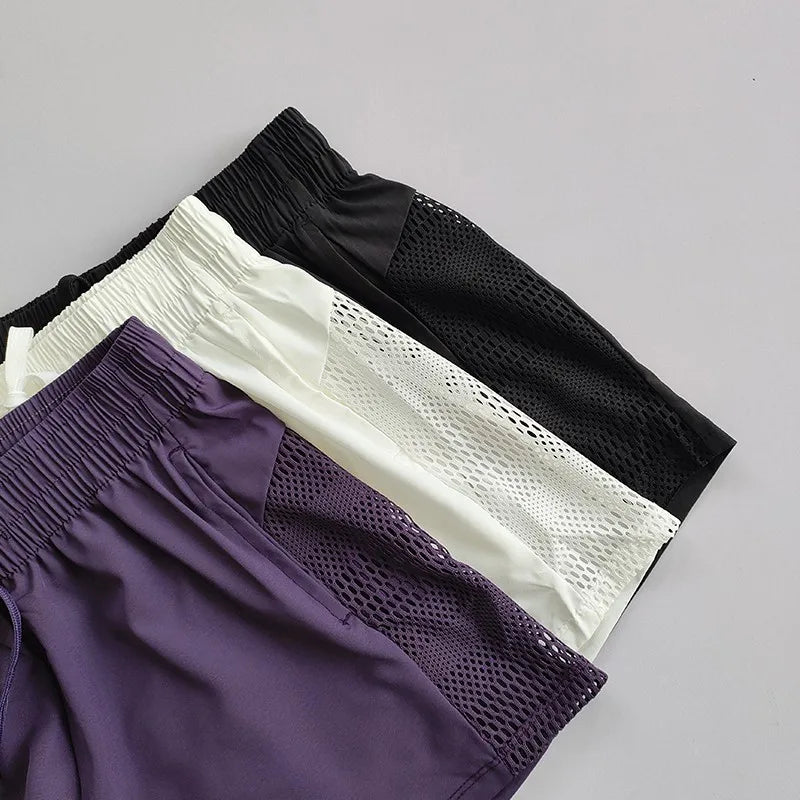 Women's Yoga Shorts High Waist Sport Fitness 2 in 1 Workout Shorts Running Pants Sports Shorts Casual Gym Quick Drying Shorts