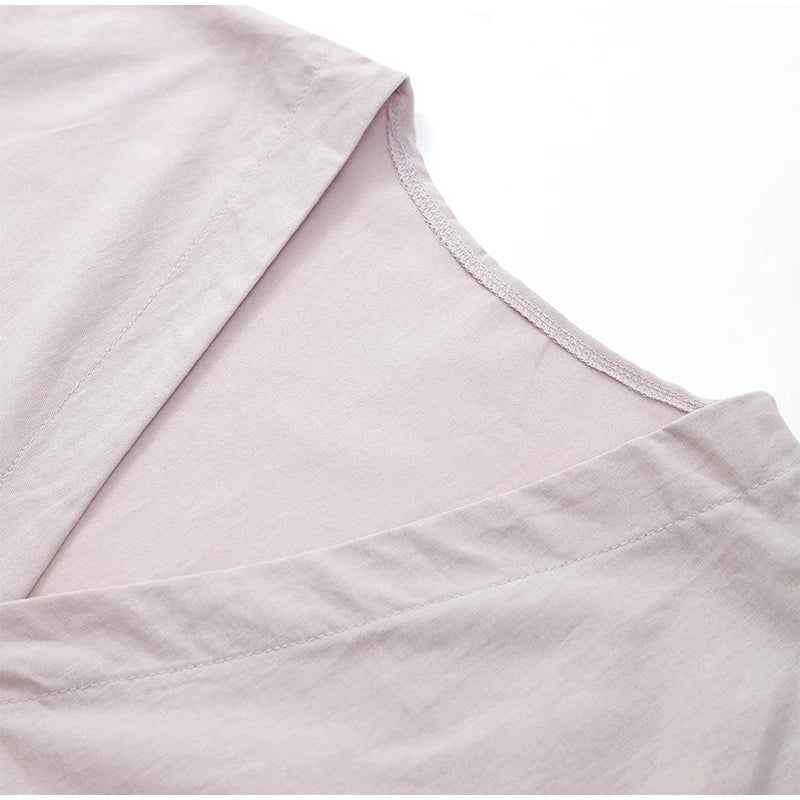 Women Classic Solid Wide Leg Pants Suits Summer Fashion V-neck One Button Loose Blouse Sets Casual Female Daily Streetwear 2025