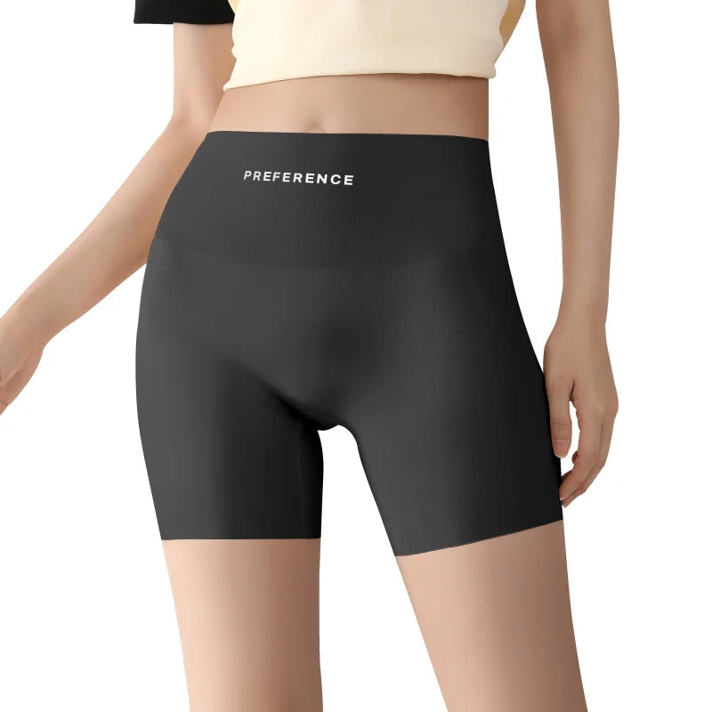 3PCS/set Protective Shorts Plus Size Shorts Seamless Underwear for Women Safety Short Pants Ice Silk Panties Summer Intimates