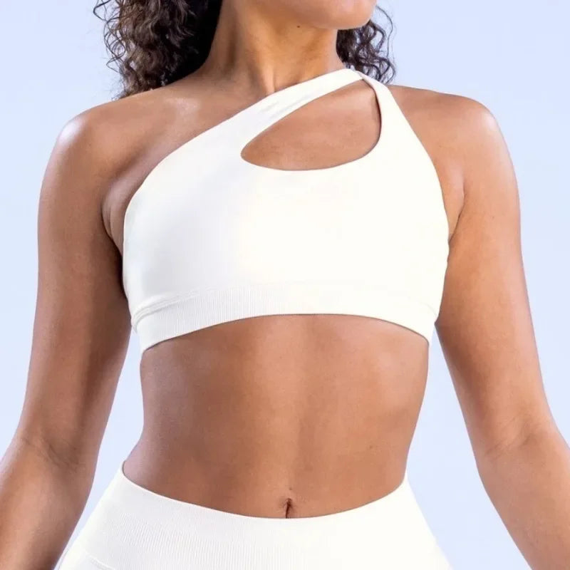 Brassiere Bra Women Seamless Halter Top High Support Push-up Open Back Gym Wear Fitness Yoga Underwear Customizable Labels