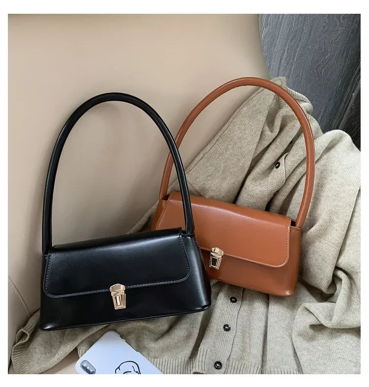 Luxury Brand Crossbody Bags for Women Fashion Design Underarm 2024 Woman Shoulder Bag Female Handbag and Purses Solid Color