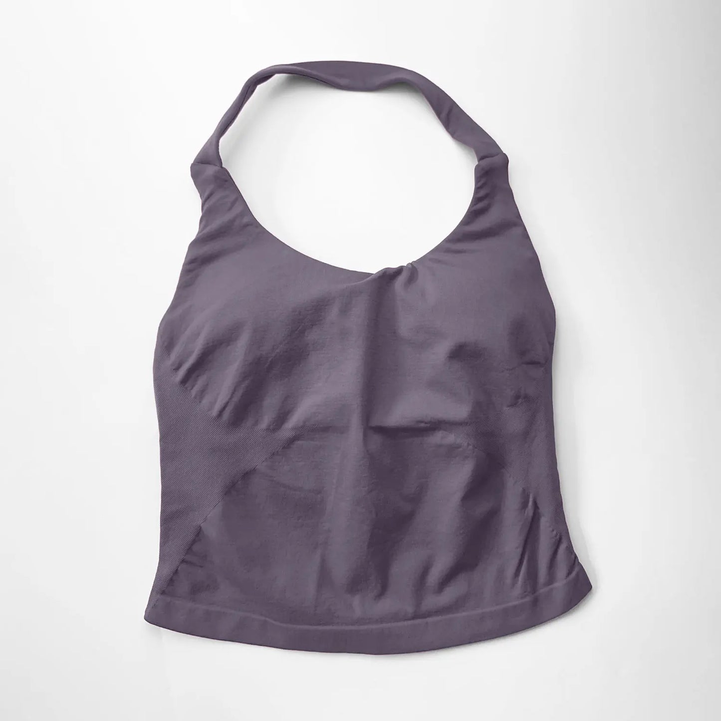 NCLAGEN Gym Halter Top Woman longline strappy tank Padded yoga clothing Fitness workout Running Activewear pilates clothes