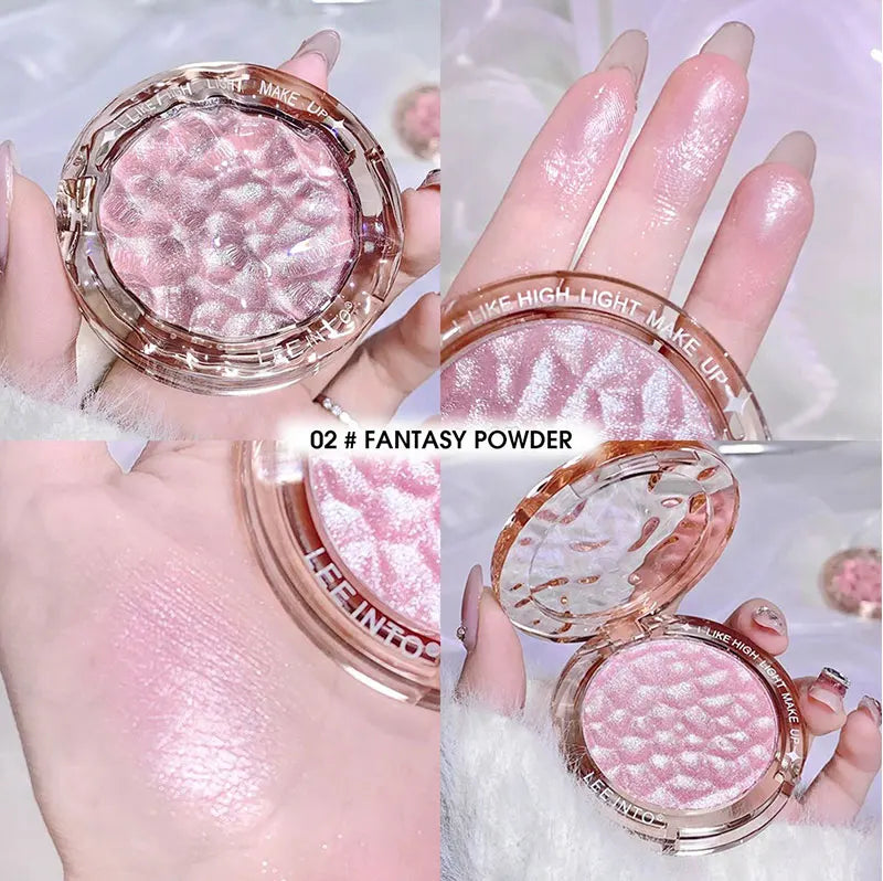 High gloss powder gloss glitter highlight contour palette natural gloss contour concealer lasting light