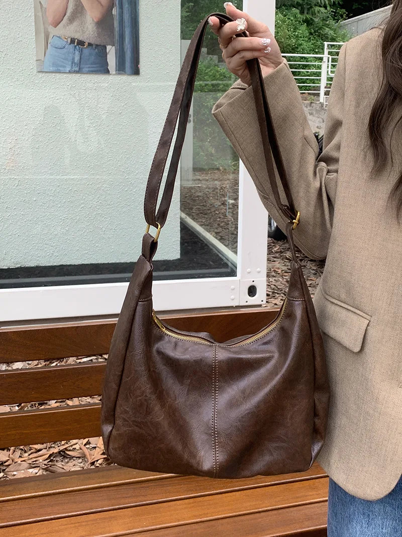 Women Handbags Cowhide Women Shoulder Bag Fashion Luxury Ladies Messenger Bags High Quality Female Tote Bag
