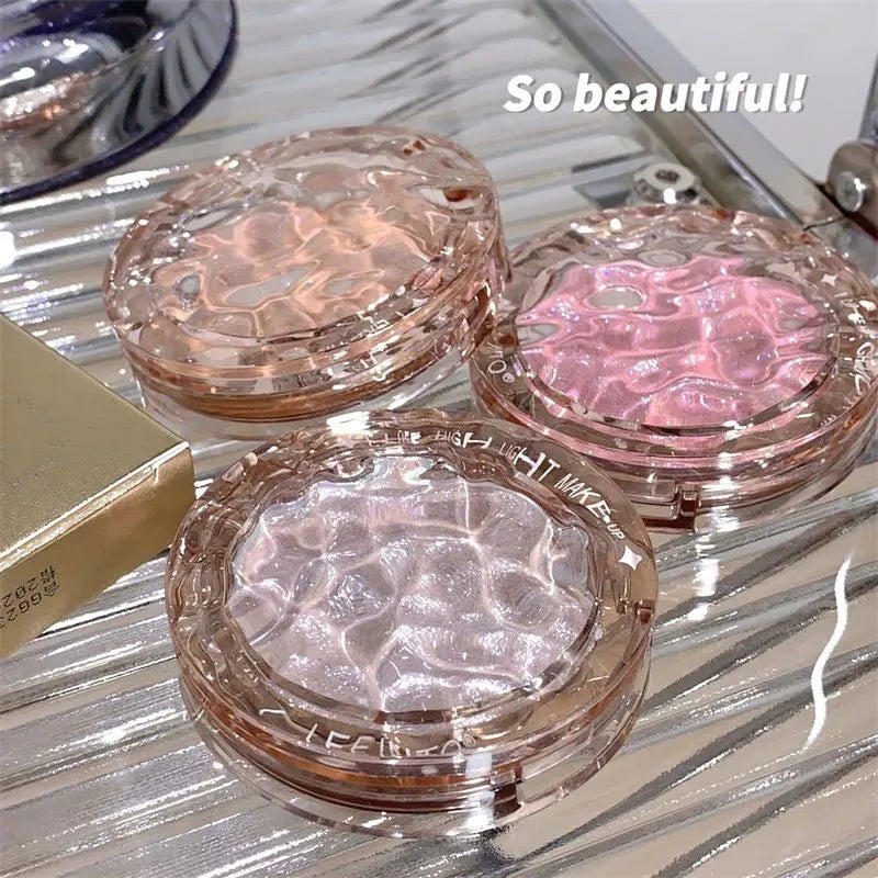 High gloss powder gloss glitter highlight contour palette natural gloss contour concealer lasting light