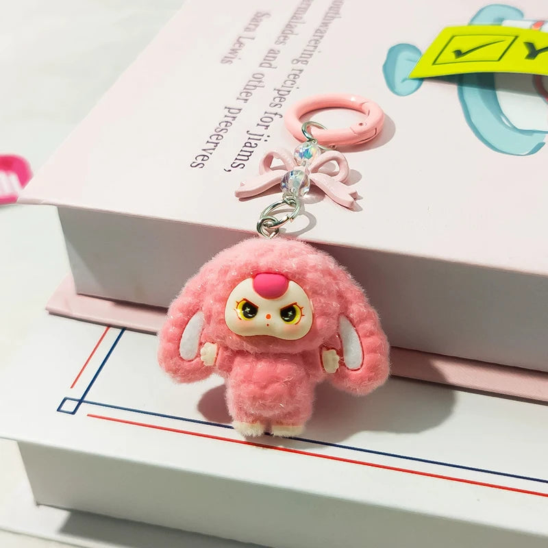 Kawaii Keychain Plush Aesthetics Keychains Cute Keychain for Bags Wedding Party Accessories Keychains Women Gifts