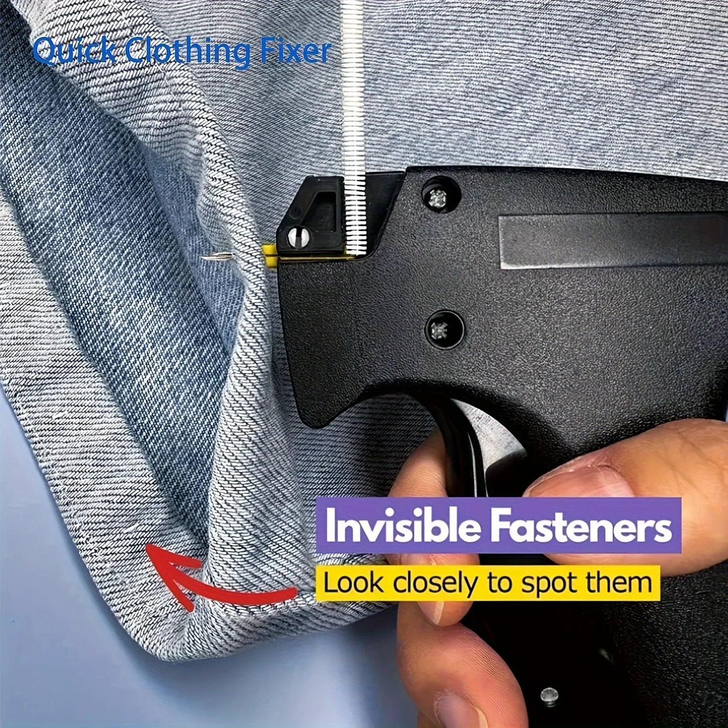 Instant Fix Micro Stitch Gun Portable Clothing Repair Tool for Quick Hemming Quilt Durable Sewing Gun For DIY Crafters Beginner