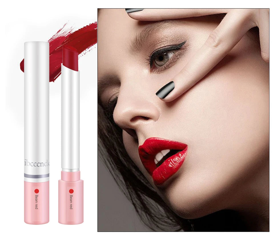 4 pcs/set Cigarette Lipstick Set Long Lasting Lip Glaze Matte Lip Gloss Waterproof Lip Stick Tube Nude Lip Tint Makeup Cosmetics