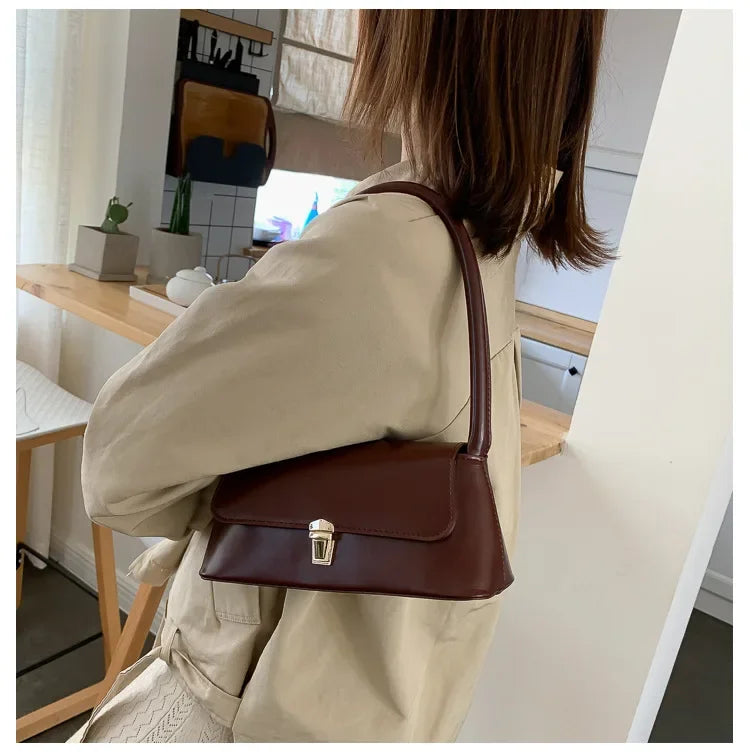 Luxury Brand Crossbody Bags for Women Fashion Design Underarm 2024 Woman Shoulder Bag Female Handbag and Purses Solid Color